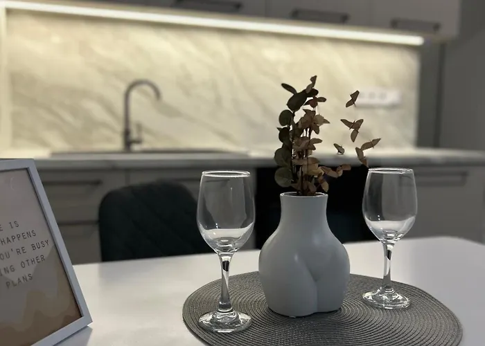 Апартаменты Ar Santorini White Кошице